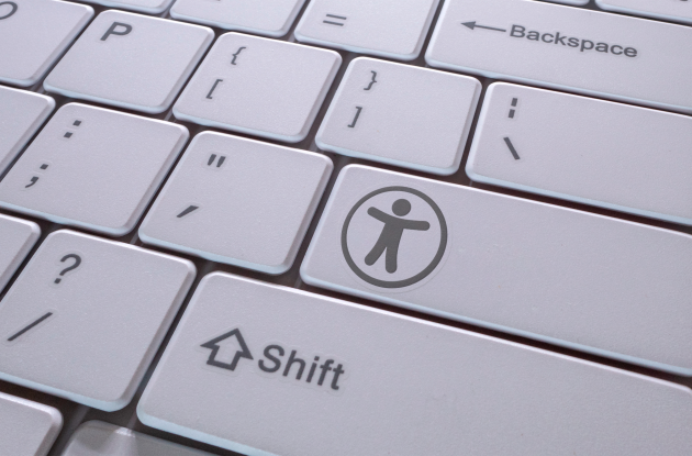 Tastatur med webtilgængelighedsikon